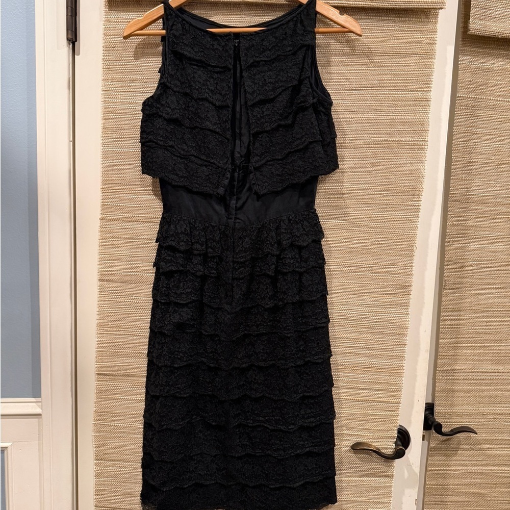 Rare Vintage Jackie O Black Lace Dress - Picture 5 of 9